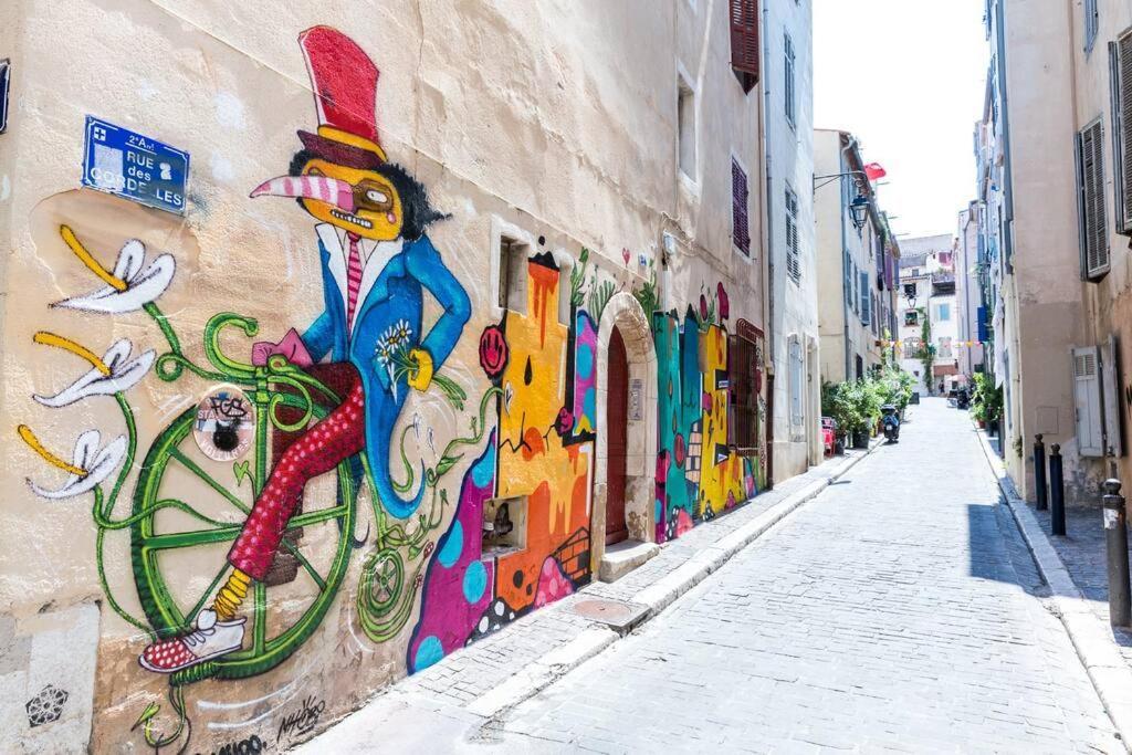 La Piboule - Au Coeur Du Panier T2 -39M2 Apartment Marseille Luaran gambar