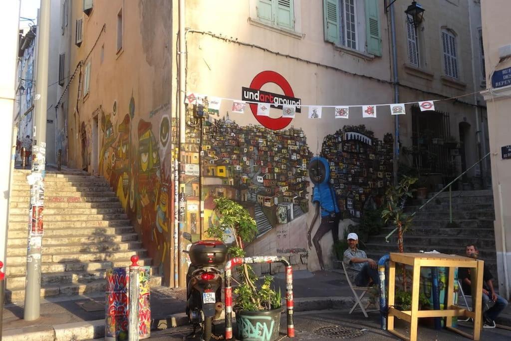 La Piboule - Au Coeur Du Panier T2 -39M2 Apartment Marseille Luaran gambar